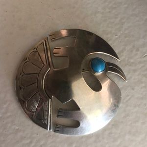 INDUSTRIA PERUANA Sterling silver bird brooch